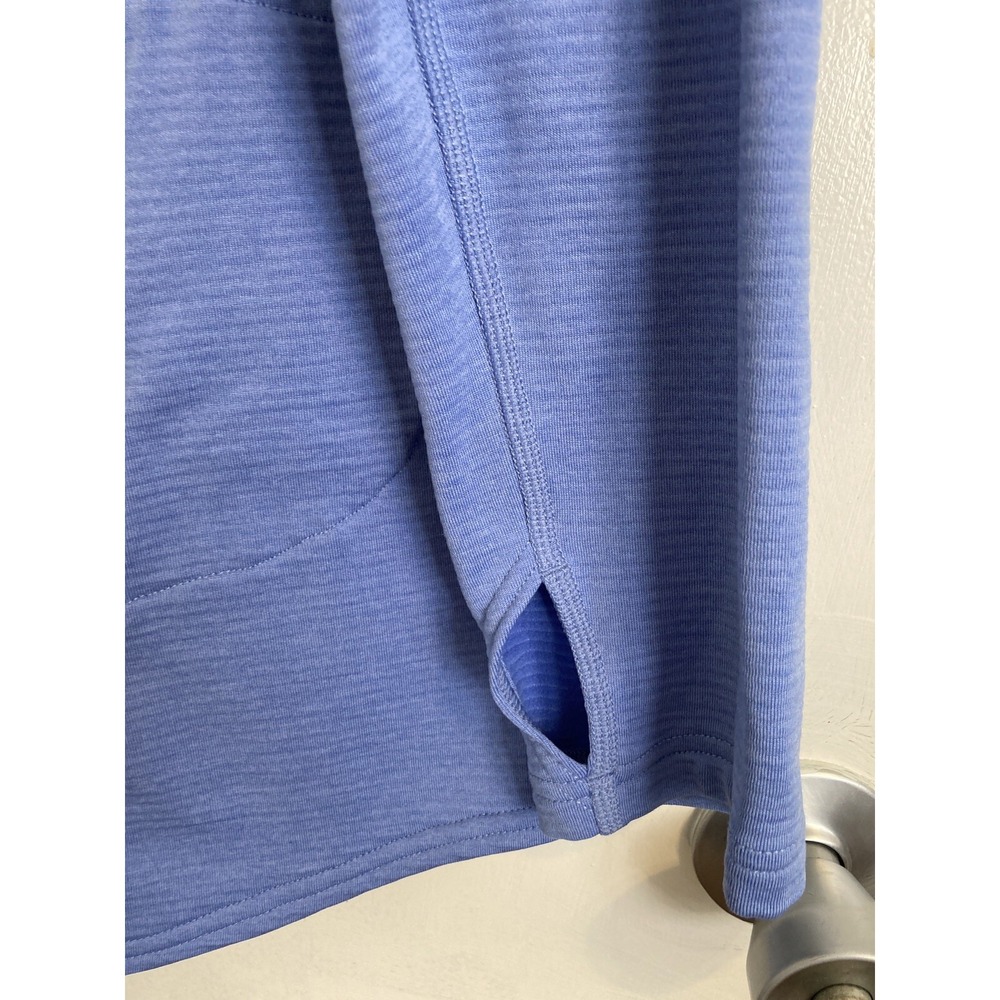 Duluth Trading Women's Sweater Blue Extra Large Oversized Ribbed Wrap Neck #562 - Picture 3 of 8